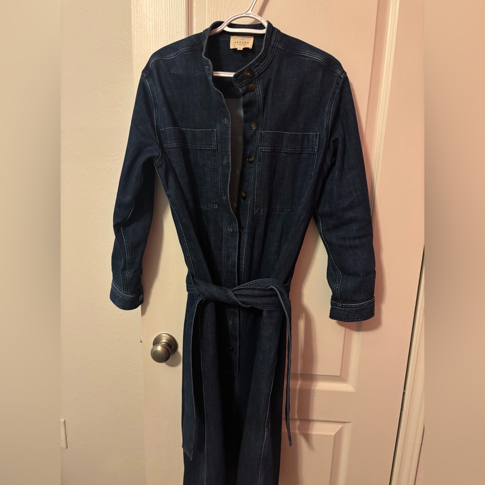 Sézane denim dress